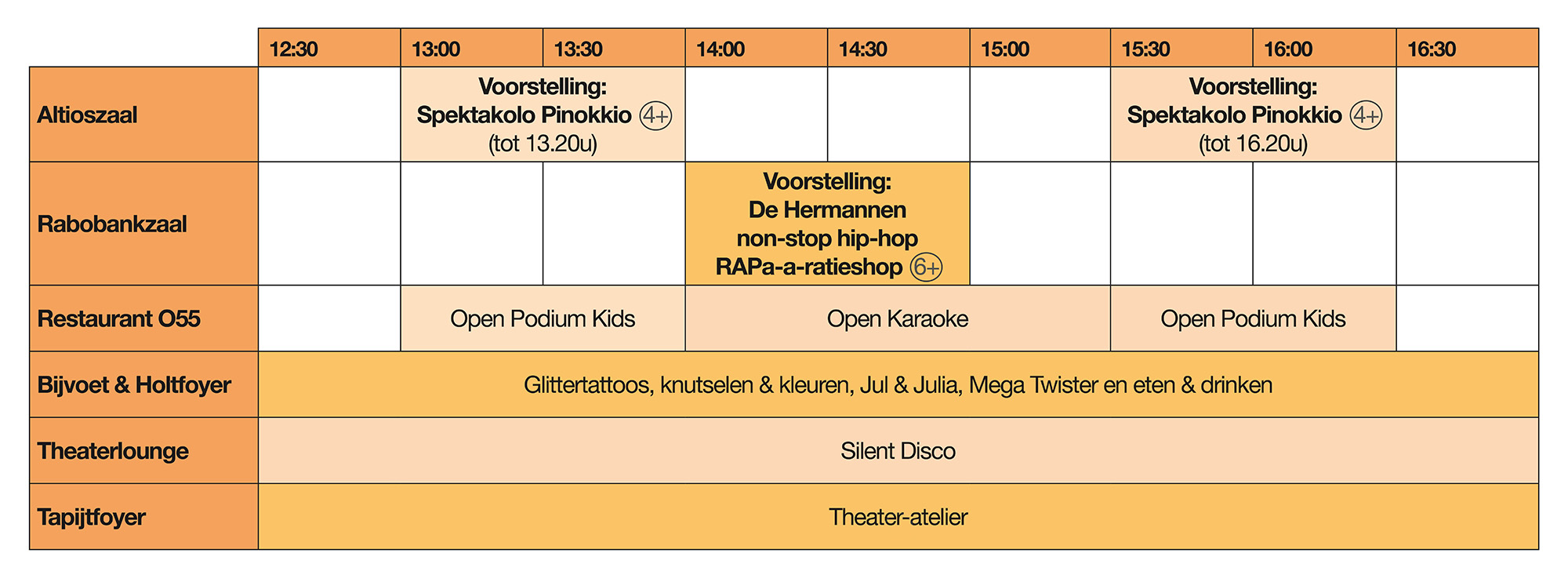 Blokkenschema Vriendjesdag 206
